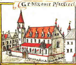 Grottkauer Pfarrkirche - Koci parafialny, widok oglny
